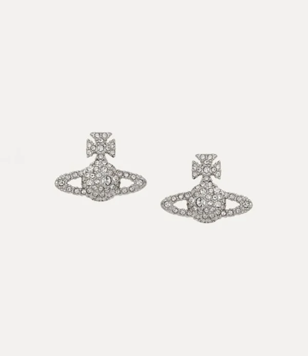Women Vivienne Westwood Earrings-Grace Bas Relief Stud Earrings