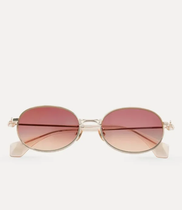 Men Vivienne Westwood Sunglasses-Hardware Orb Oval