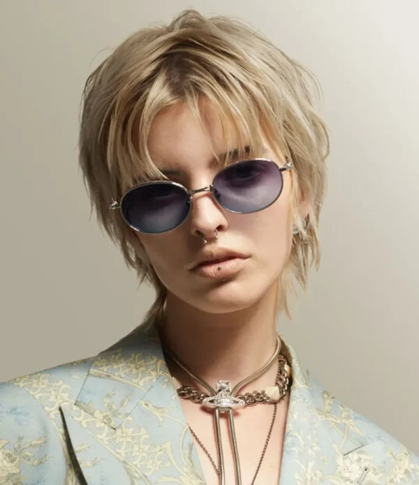 Men Vivienne Westwood Sunglasses-Hardware Orb Oval