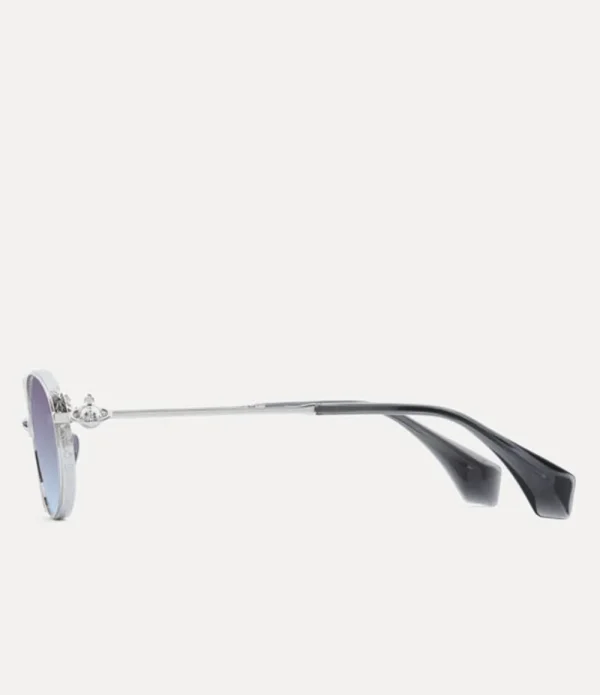Men Vivienne Westwood Sunglasses-Hardware Orb Oval
