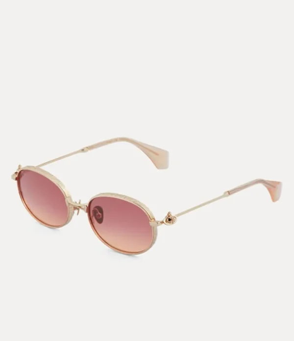 Men Vivienne Westwood Sunglasses-Hardware Orb Oval