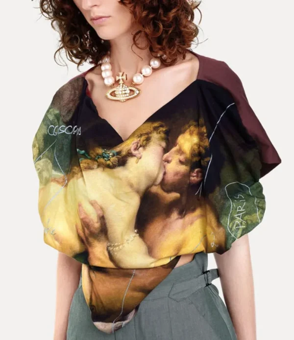 Women Vivienne Westwood Tops And Shirts-Kiss Heart Top