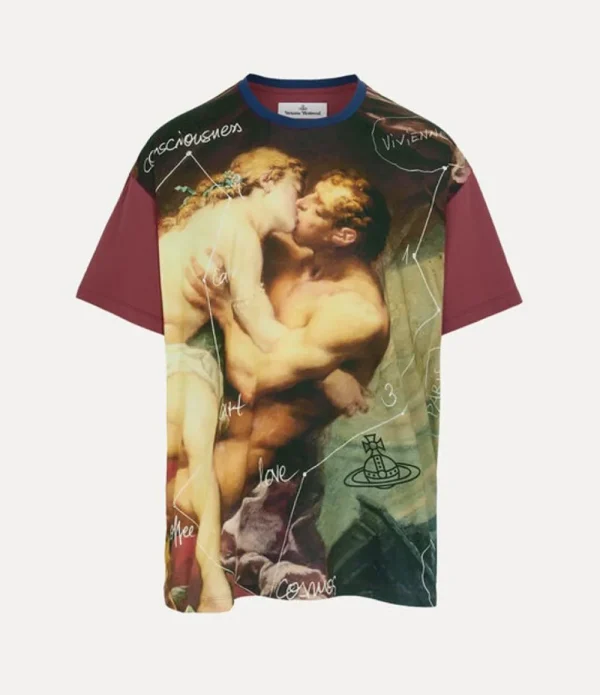 Men Vivienne Westwood T-Shirts And Polos-Kiss Oversized T-Shirt
