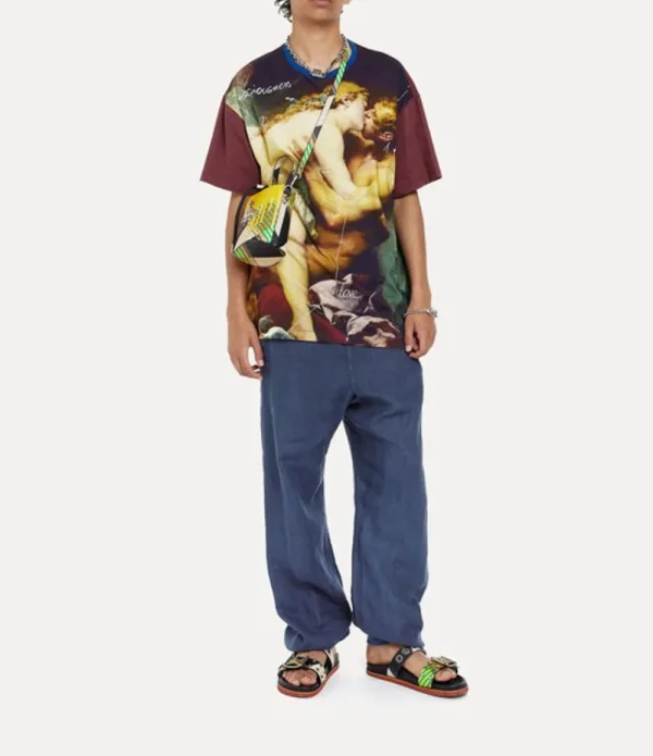 Men Vivienne Westwood T-Shirts And Polos-Kiss Oversized T-Shirt