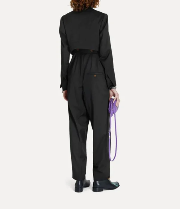 Women Vivienne Westwood Trousers And Shorts-Long Macca Corset Trousers