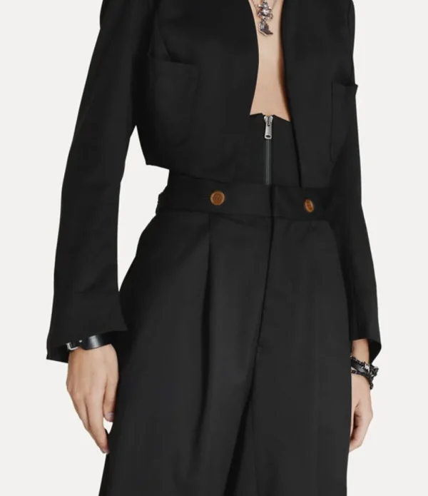 Women Vivienne Westwood Trousers And Shorts-Long Macca Corset Trousers