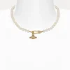 Women Vivienne Westwood Necklaces-Lucrece Pearl Necklace
