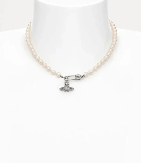 Women Vivienne Westwood Necklaces-Lucrece Pearl Necklace