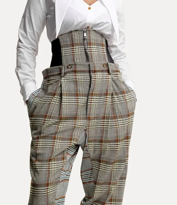 Women Vivienne Westwood Trousers And Shorts-Macca Corset Trousers