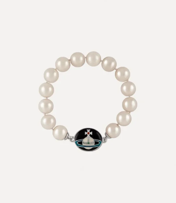 Men Vivienne Westwood Bracelets-Man. Loelia Large Pearl Bracelet