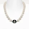 Men Vivienne Westwood Necklaces-Man. Loelia Large Pearl Necklace