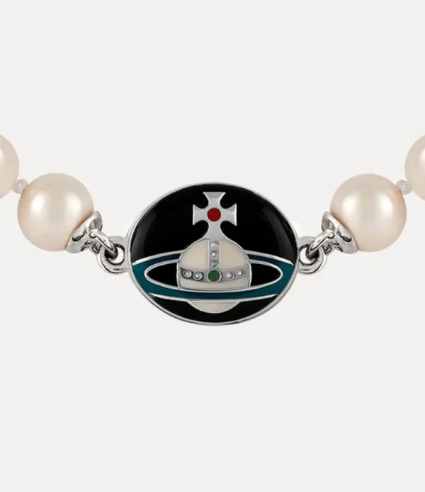Men Vivienne Westwood Necklaces-Man. Loelia Large Pearl Necklace