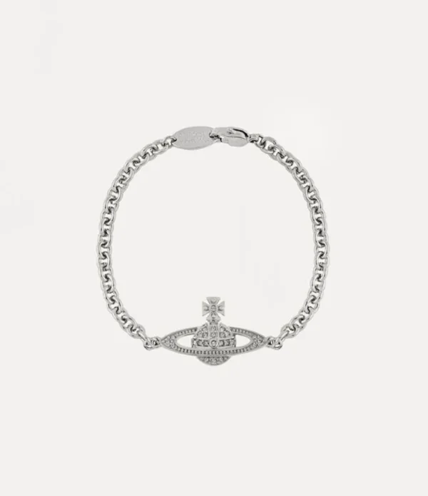 Men Vivienne Westwood Bracelets-Man. Mini Bas Relief Chain Bracelet