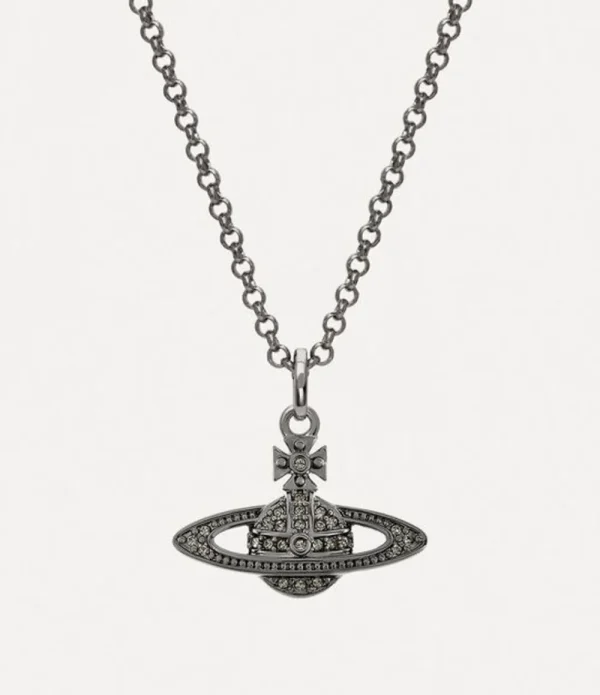 Men Vivienne Westwood Necklaces-Man. Mini Bas Relief Orb Pendant