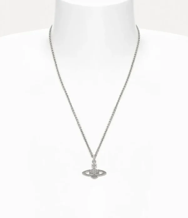 Men Vivienne Westwood Necklaces-Man. Mini Bas Relief Orb Pendant