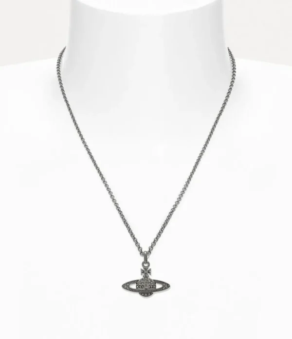 Men Vivienne Westwood Necklaces-Man. Mini Bas Relief Orb Pendant