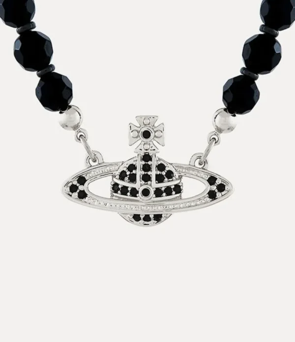 Men Vivienne Westwood Necklaces-Messaline Choker