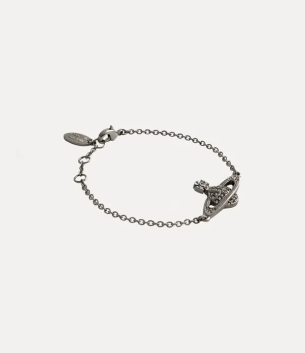 Women Vivienne Westwood Bracelets-Mini Bas Relief Chain Bracelet