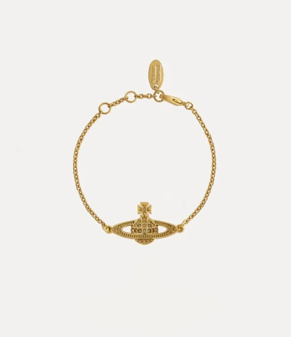 Women Vivienne Westwood Bracelets-Mini Bas Relief Chain Bracelet