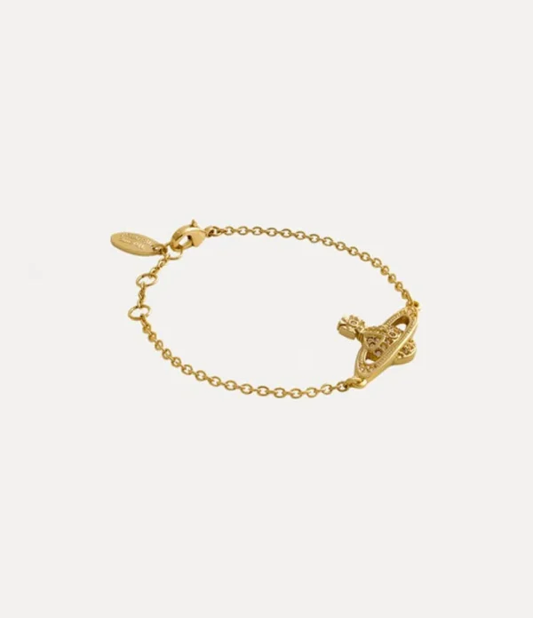 Women Vivienne Westwood Bracelets-Mini Bas Relief Chain Bracelet