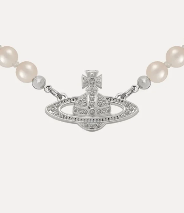 Women Vivienne Westwood Necklaces-Mini Bas Relief Choker