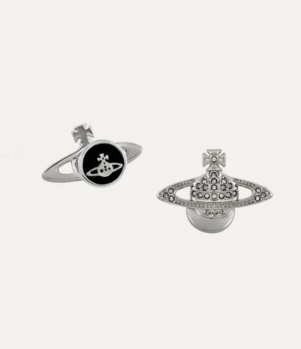 Men Vivienne Westwood Cufflinks And Pins-Mini Bas Relief Cufflinks