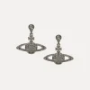 Women Vivienne Westwood Earrings-Mini Bas Relief Drop Earrings