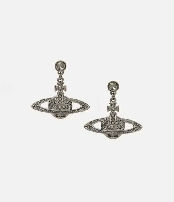 Women Vivienne Westwood Earrings-Mini Bas Relief Drop Earrings