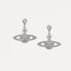 Women Vivienne Westwood Earrings-Mini Bas Relief Drop Earrings
