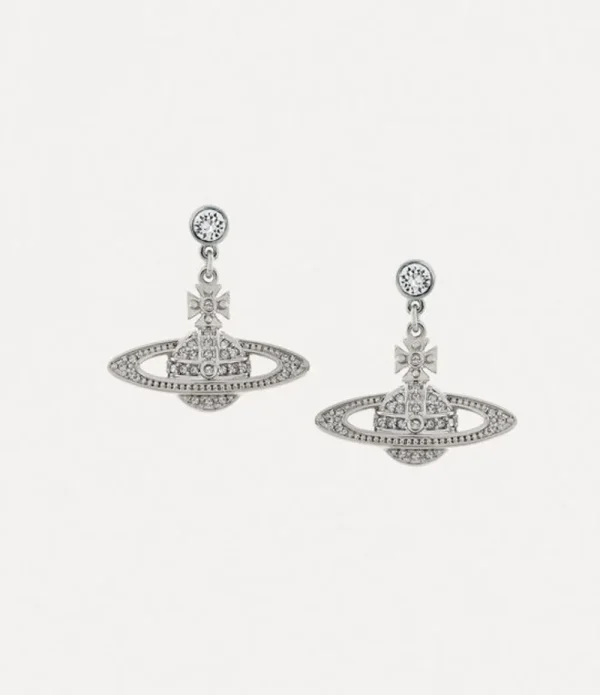 Women Vivienne Westwood Earrings-Mini Bas Relief Drop Earrings