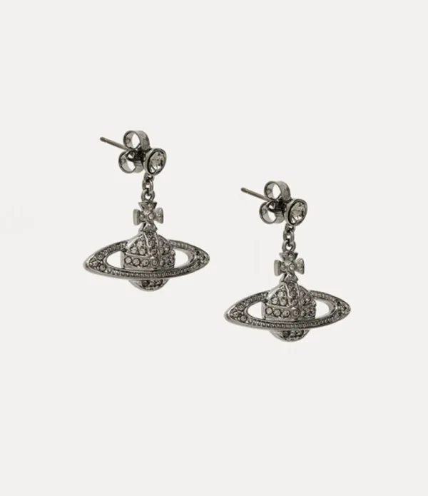 Women Vivienne Westwood Earrings-Mini Bas Relief Drop Earrings