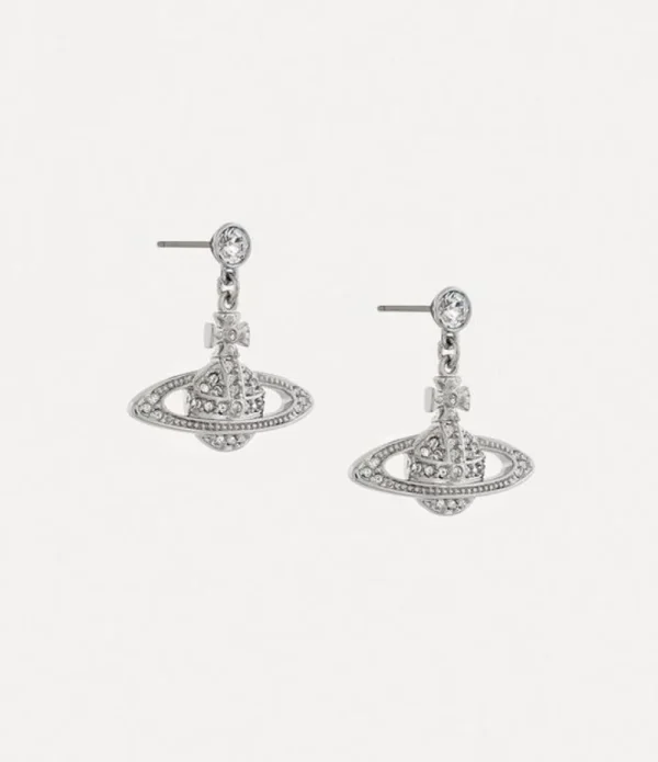 Women Vivienne Westwood Earrings-Mini Bas Relief Drop Earrings