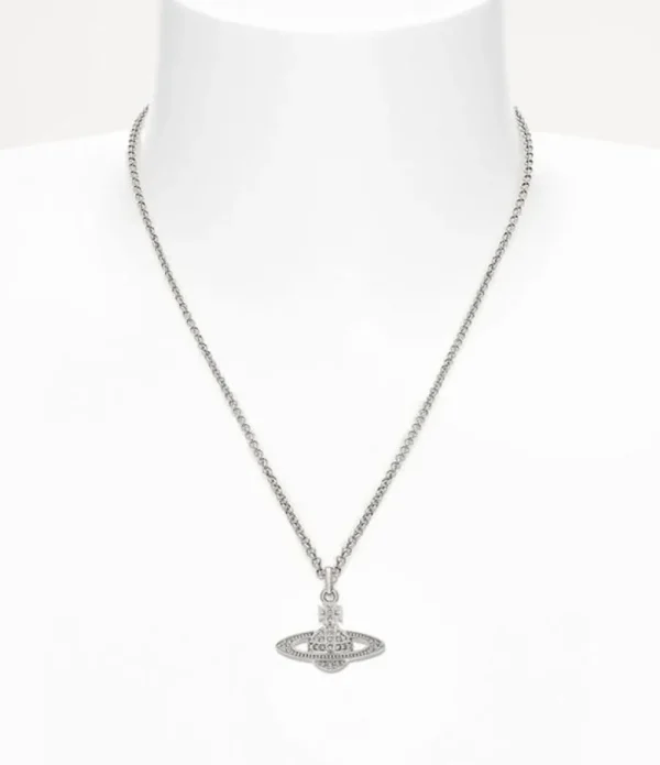 Men Vivienne Westwood Necklaces-Mini Bas Relief Pendant