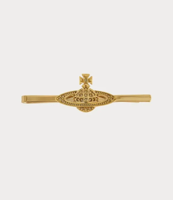 Men Vivienne Westwood Other Accessories-Mini Bas Relief Tie Clip