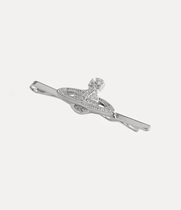 Men Vivienne Westwood Other Accessories-Mini Bas Relief Tie Clip