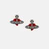 Women Vivienne Westwood Earrings-New Diamante Heart Earrings