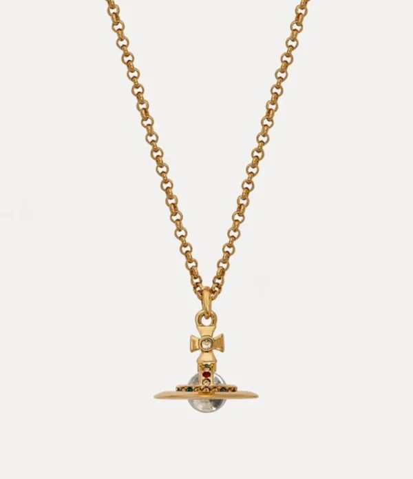 Women Vivienne Westwood Necklaces-New Petite Orb Pendant