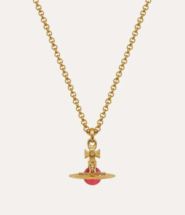 Men Vivienne Westwood Necklaces-New Petite Orb Pendant