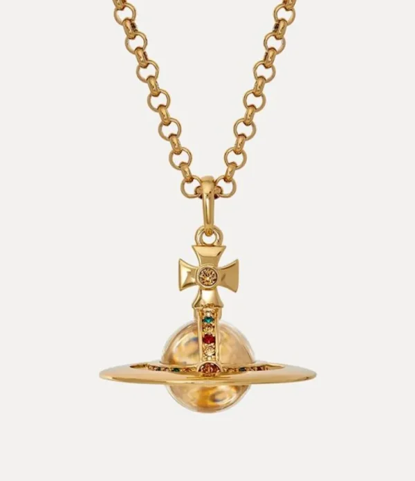 Women Vivienne Westwood Necklaces-New Small Orb Pendant