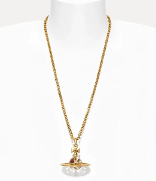 Women Vivienne Westwood Necklaces-New Small Orb Pendant