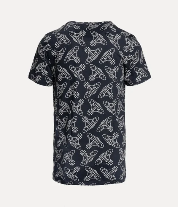 Men Vivienne Westwood T-Shirts And Polos-Orb Allover Undershirt