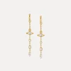 Women Vivienne Westwood Earrings-Phaedra Long Earrings