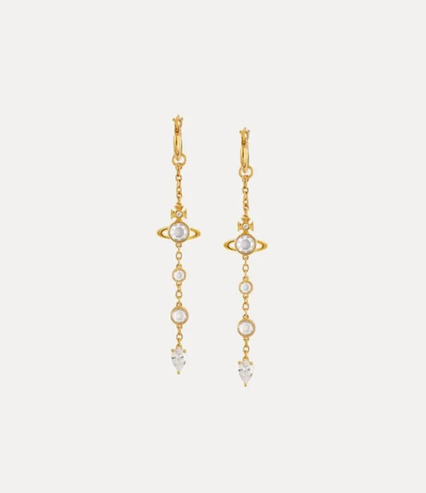 Women Vivienne Westwood Earrings-Phaedra Long Earrings