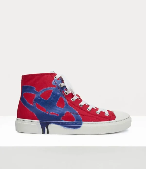 Men Vivienne Westwood Trainers-Plimsoll High Top Canvas