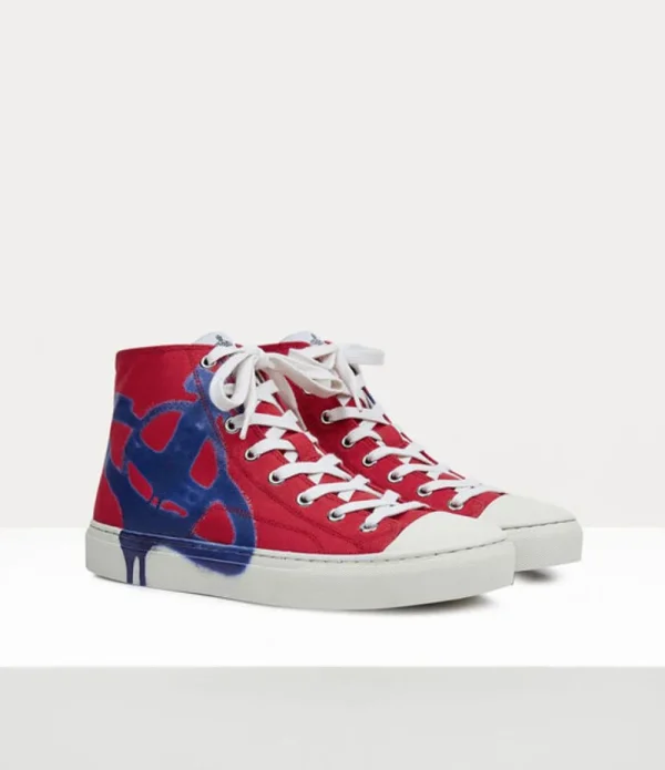Men Vivienne Westwood Trainers-Plimsoll High Top Canvas