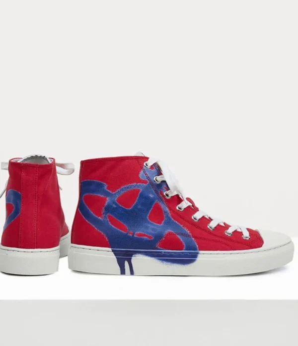 Men Vivienne Westwood Trainers-Plimsoll High Top Canvas
