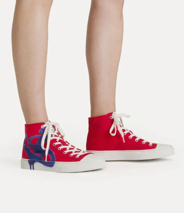 Men Vivienne Westwood Trainers-Plimsoll High Top Canvas