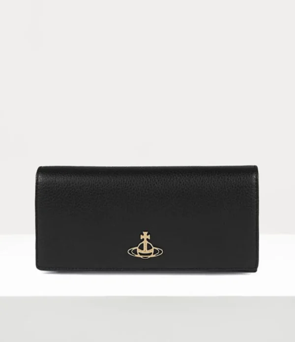 Women Vivienne Westwood Wallets And Purses-Re-Vegan Grain Long Card Holder