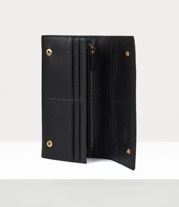 Women Vivienne Westwood Wallets And Purses-Re-Vegan Grain Long Card Holder