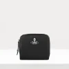 Men Vivienne Westwood Wallets-Re-Vegan Grain Medium Zip Wallet
